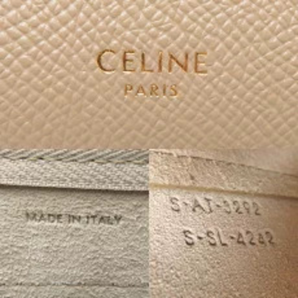 Celine Pico Belt Bag Handbag Leather Beige - Picture 7 of 10